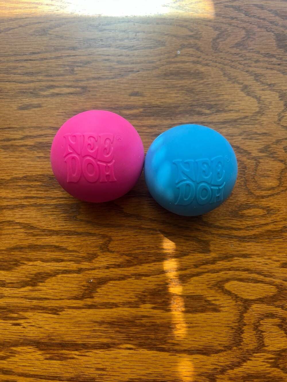 Schylling NeeDoh Classic Squeeze Stress Ball Sensory Fidget Toy Pink Blue